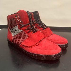 Radii red suede sneakers. Size 9.5 USA.